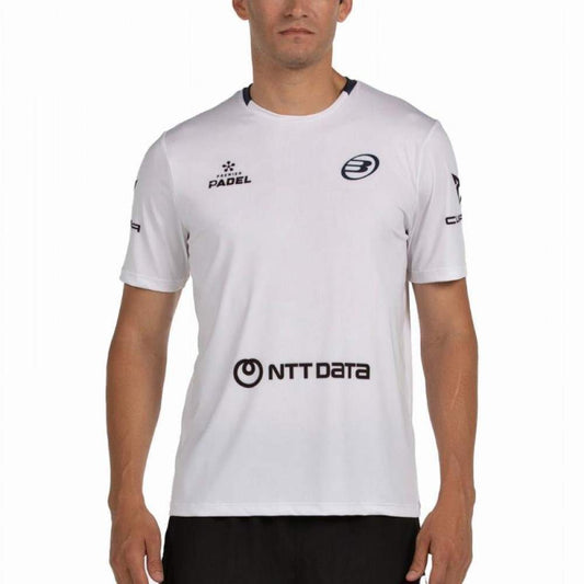 Camiseta Bullpadel Juan Tello Premier Padel Lili Blanco