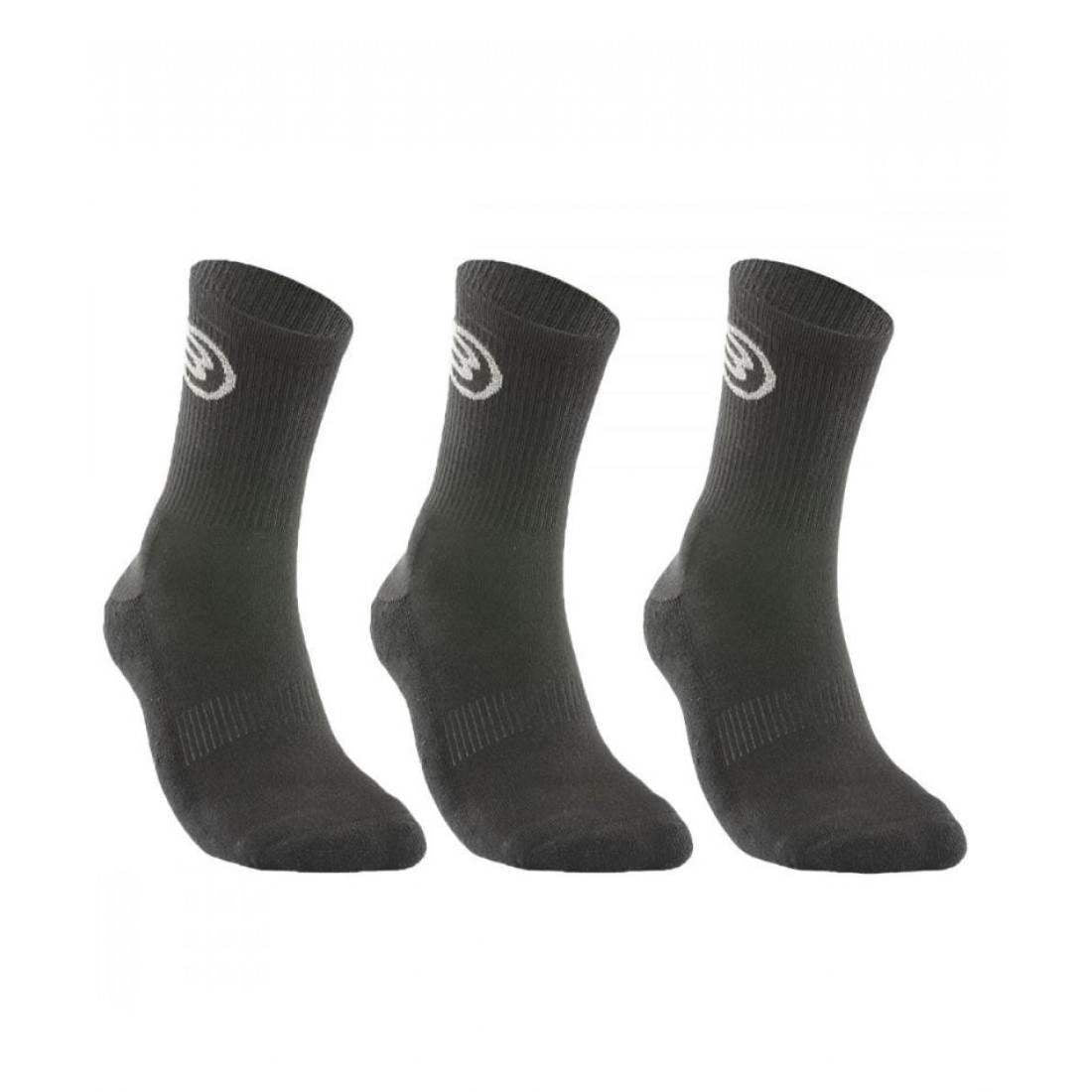 Calcetines Bullpadel BP252 Negro (3-Pack)