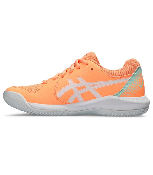Zapatillas Asics Gel Dedicate 8 Padel Naranja Blanco Mujer