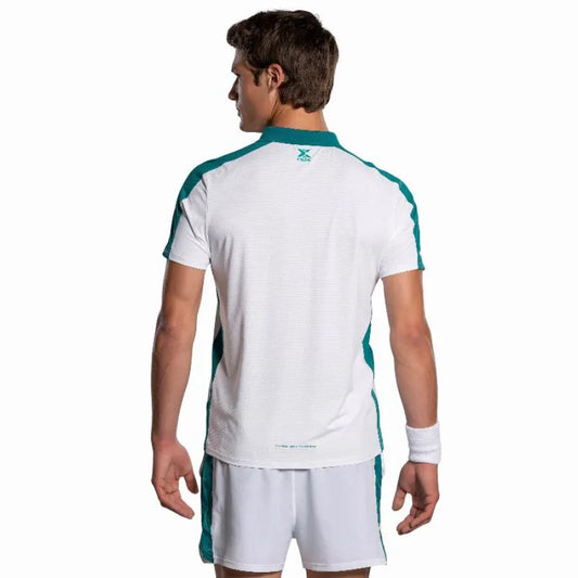 Polo Nox Pro Blanco Verde Ivy