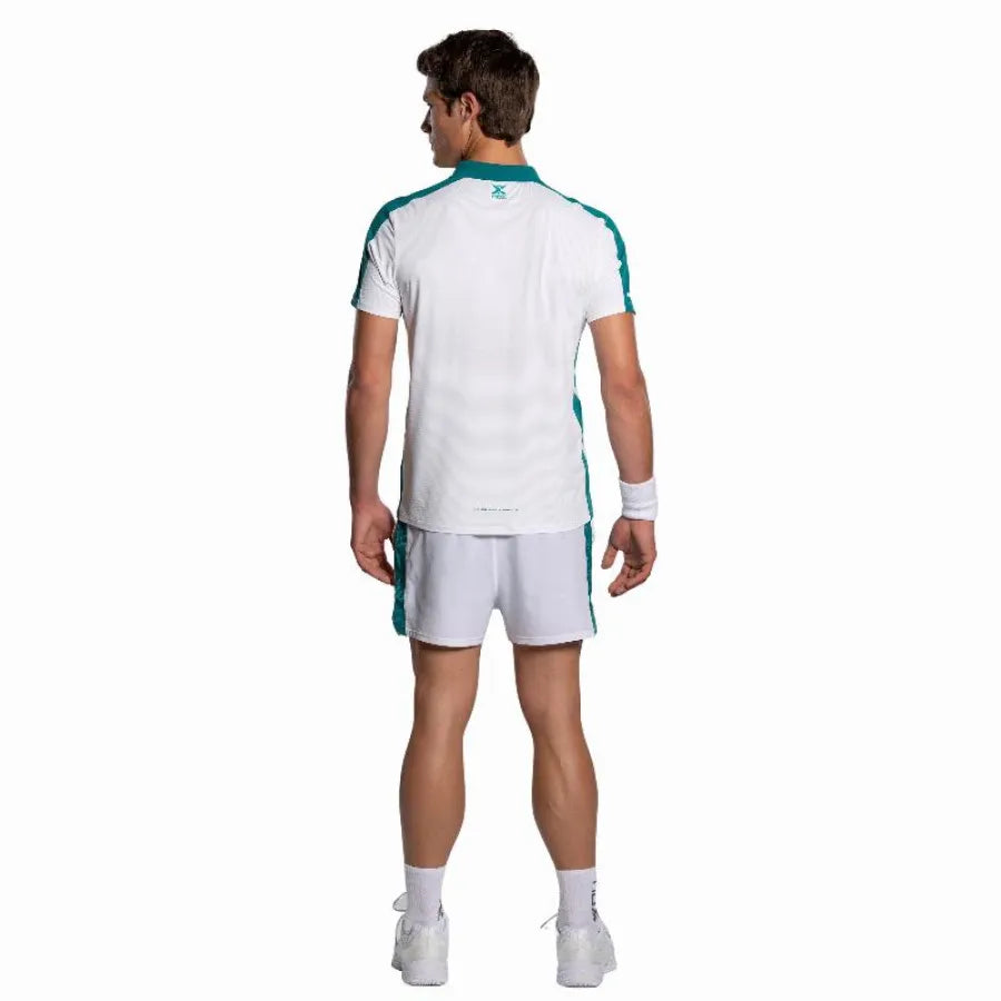 Polo Nox Pro Blanco Verde Ivy