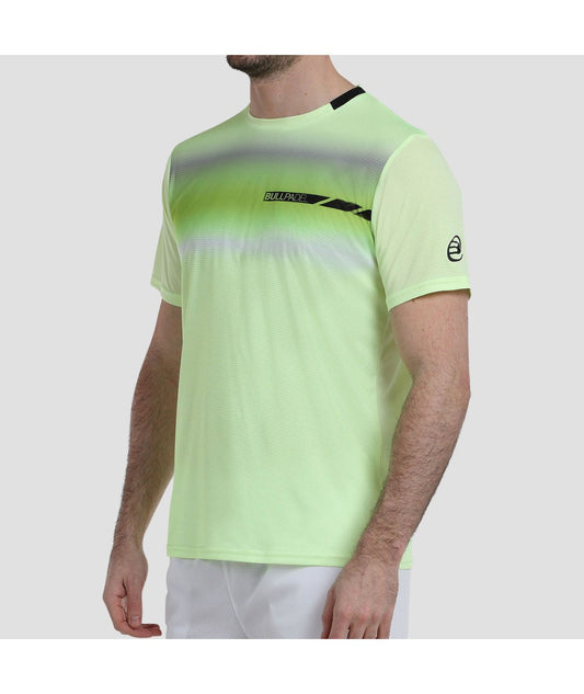 Camiseta Bullpadel Lacar Amarillo Azufre Fluor