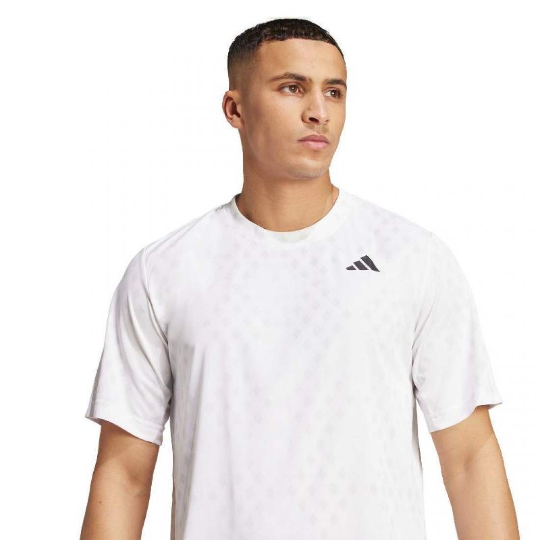 Camiseta Adidas Club Graphic Climacool Blanco Gris