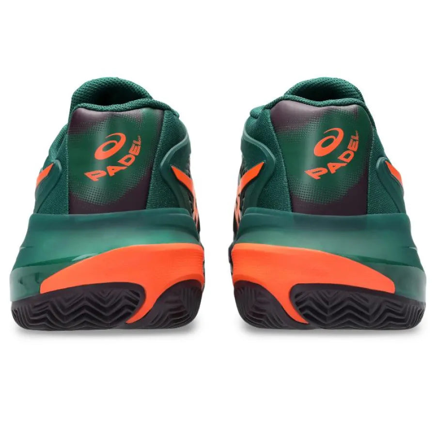 Zapatillas Asics Gel Resolution X Padel Verde Naranja