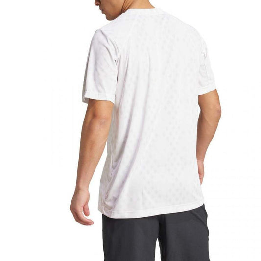 Camiseta Adidas Club Graphic Climacool Blanco Gris