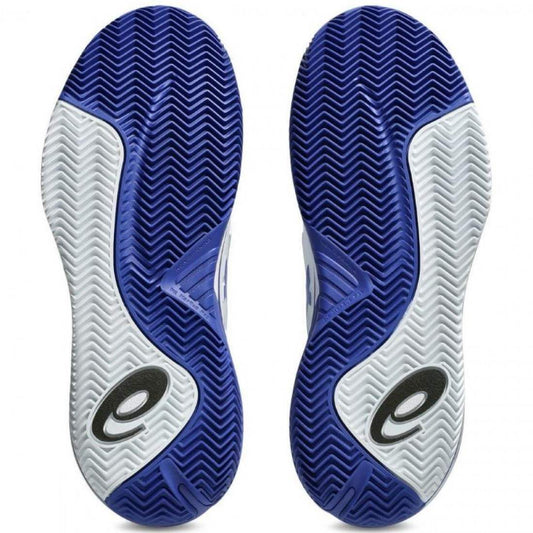 Zapatillas Asics Gel Resolution X Clay Blanco Azul Cobalto