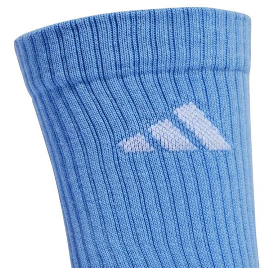 Calcetines Adidas Cushioned Crew Azul Oscuro (6-Pack)