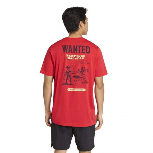 Camiseta Adidas Wanted Graphic Rojo