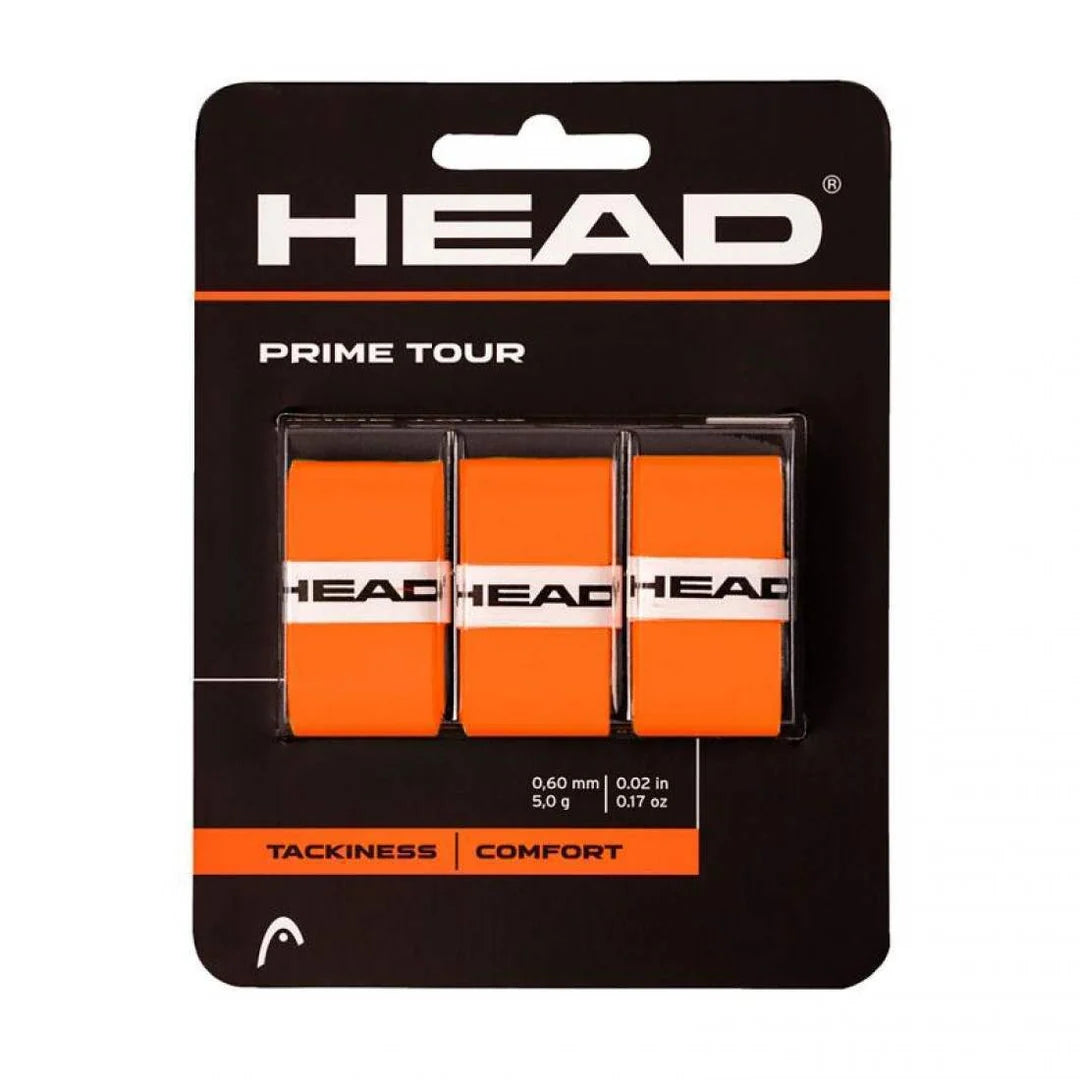 Overgrips Head Prime Tour Naranja 3 Unidades