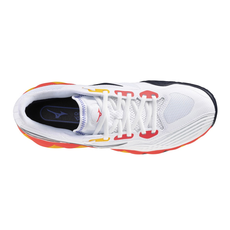 Zapatillas Mizuno Wave Enforce Tour 2 Clay Blanco Azul Coral