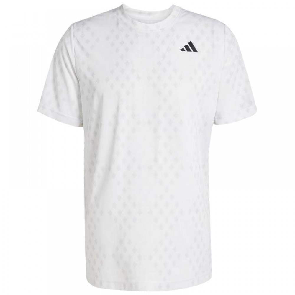 Camiseta Adidas Club Graphic Climacool Blanco Gris