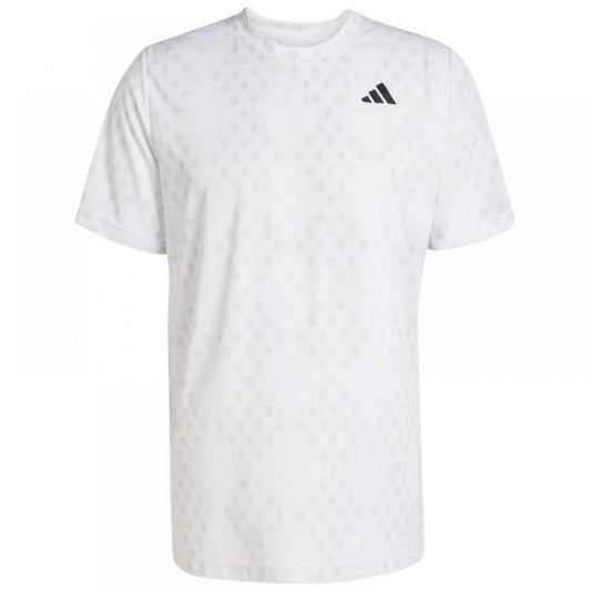 Camiseta Adidas Club Graphic Climacool Blanco Gris