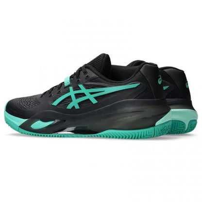 Zapatillas Asics Gel Resolution X Clay Negro Verde Aurora