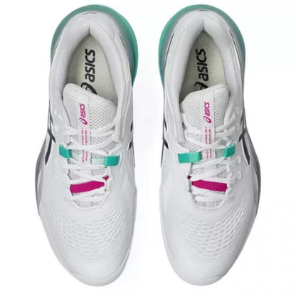 Zapatillas Asics Gel Resolution X Clay Blanco Verde Aurora