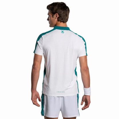 Polo Nox Pro Blanco Verde Ivy