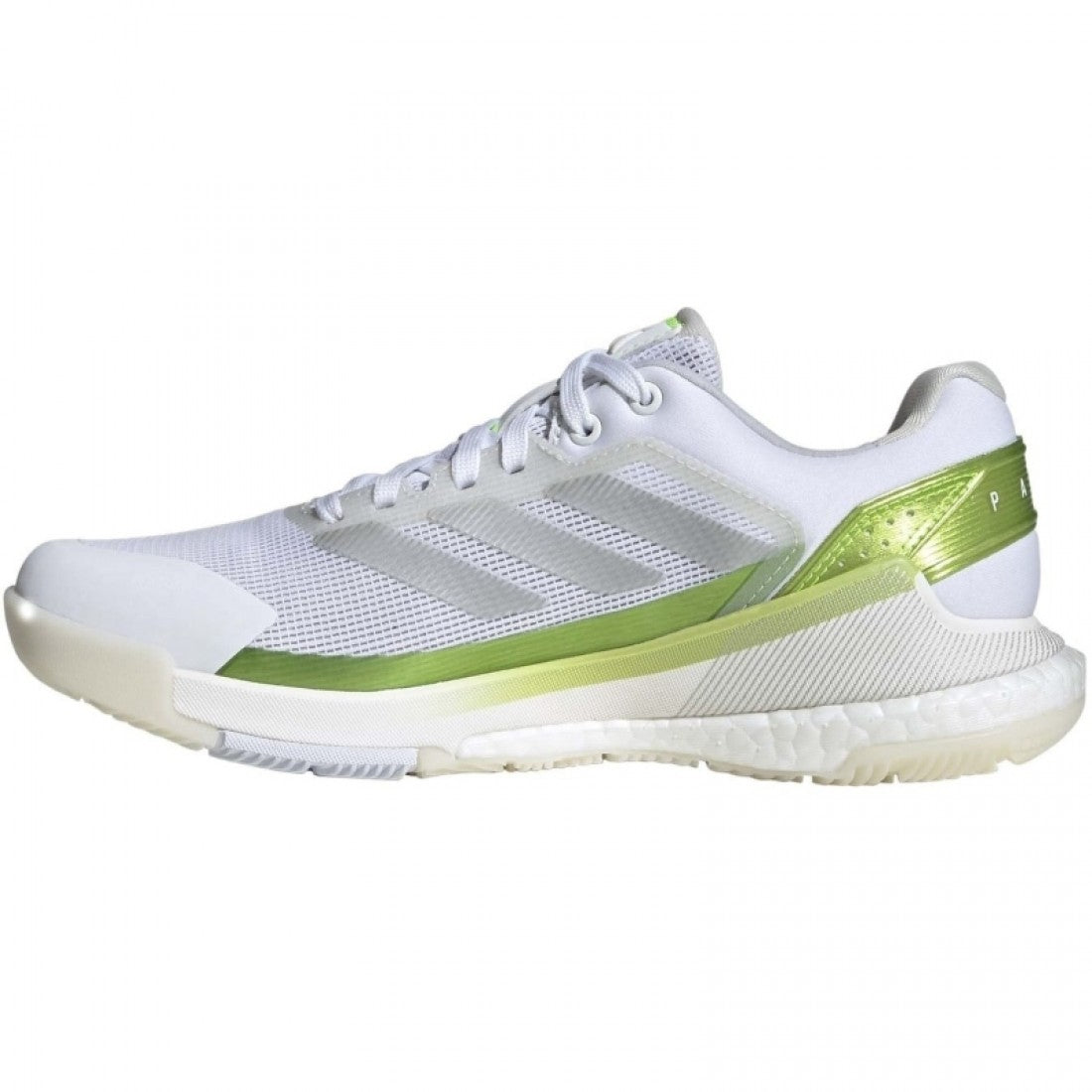 Zapatillas Adidas Crazyquick Padel Blanco Lucid Limon Mujer