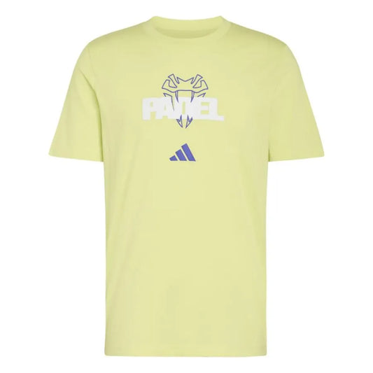 Camiseta Adidas Padel Graphic Verde Lima