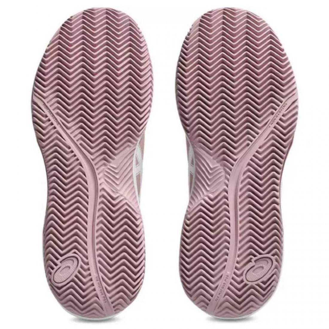 Zapatillas Asics Gel Dedicate 8 Clay Rosa Morganita Blanco Mujer