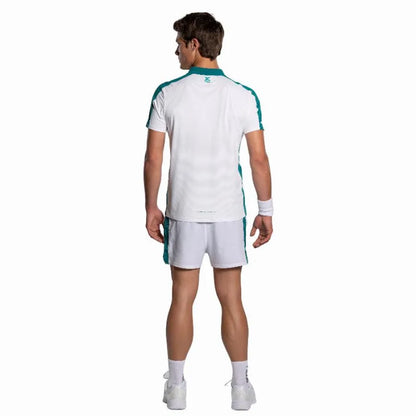 Polo Nox Pro Blanco Verde Ivy