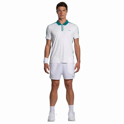 Polo Nox Pro Blanco Verde Ivy