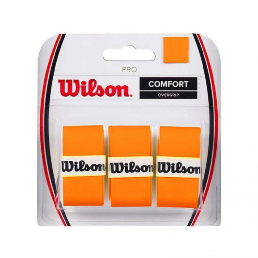Blister Wilson Overgrips Pro Naranja 3 Unidades