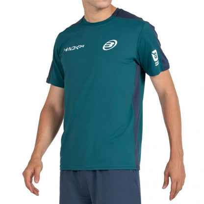 Camiseta Bullpadel Paquito Navarro 25I Verde Oscuro