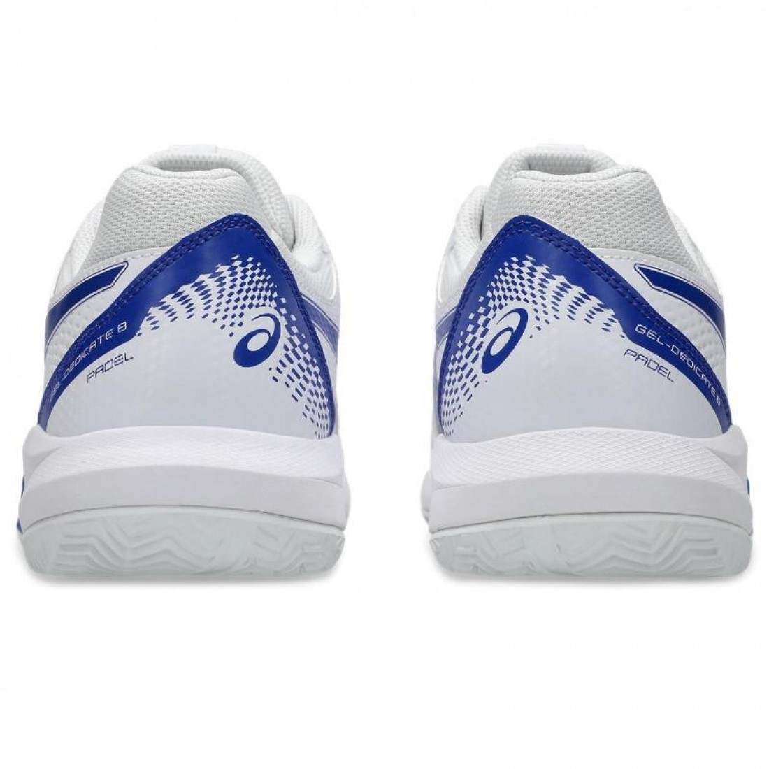 Zapatillas Asics Gel Dedicate 8 Padel Blanco Azul Cobalto