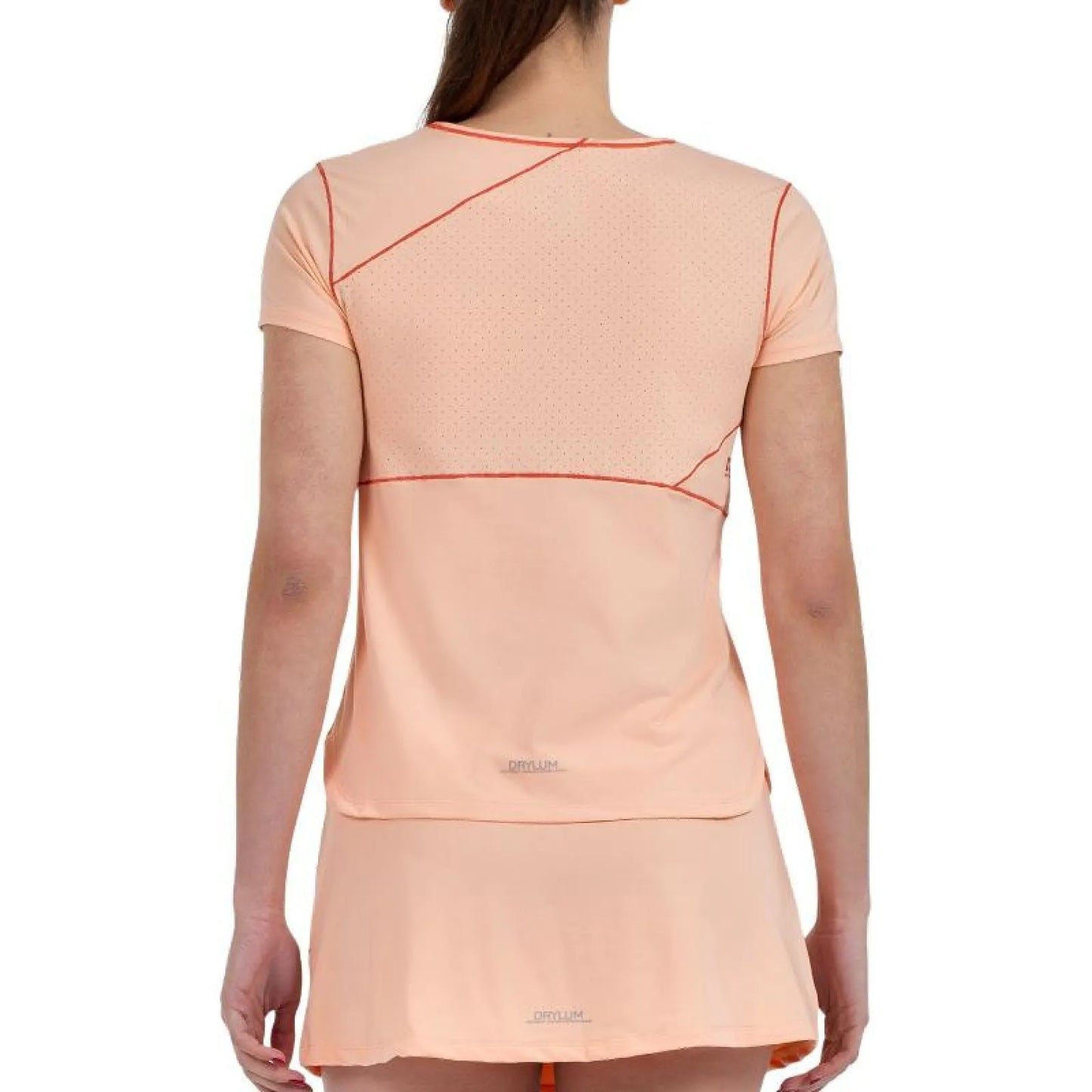 Camiseta Bullpadel Delfi Brea Albala Naranja Pastel