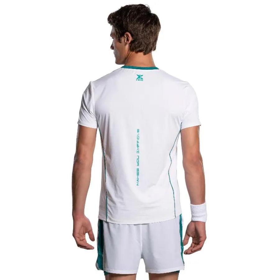Camiseta Nox Pro Blanco Verde Ivy