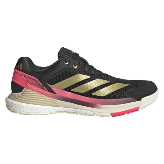 Zapatillas Adidas Crazyquick Boost Padel Negro Oro Rosa