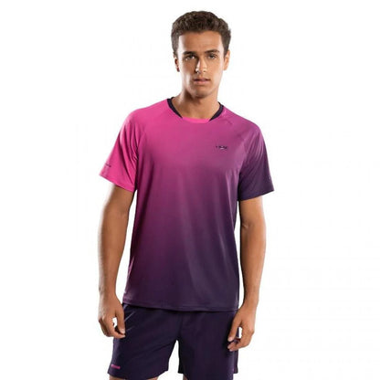 Camiseta Nox Pro Morado Rosa Degradado