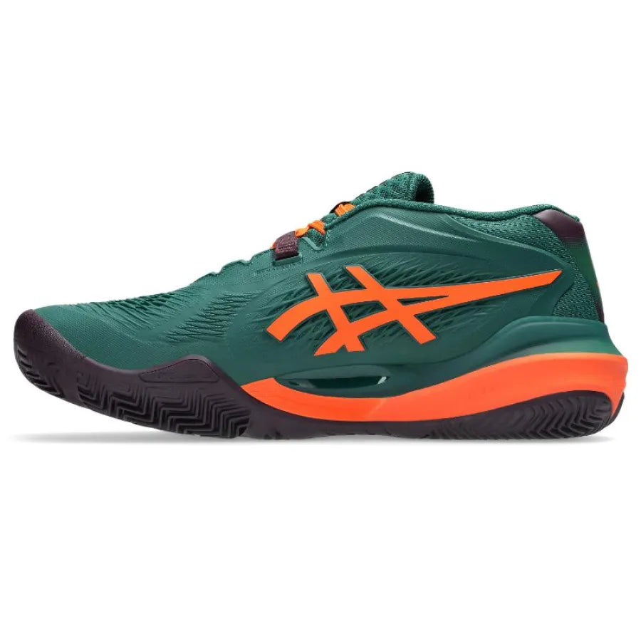 Zapatillas Asics Gel Resolution X Padel Verde Naranja