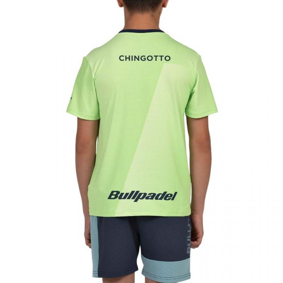 Camiseta Bullpadel Chingotto 25I Limon Junior