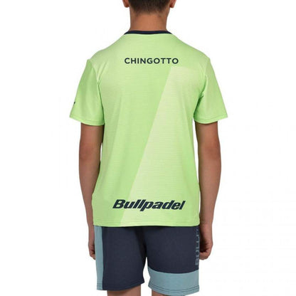 Camiseta Bullpadel Chingotto 25I Limon Junior