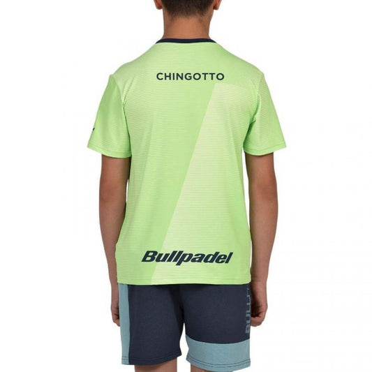 Camiseta Bullpadel Chingotto 25I Limon Junior