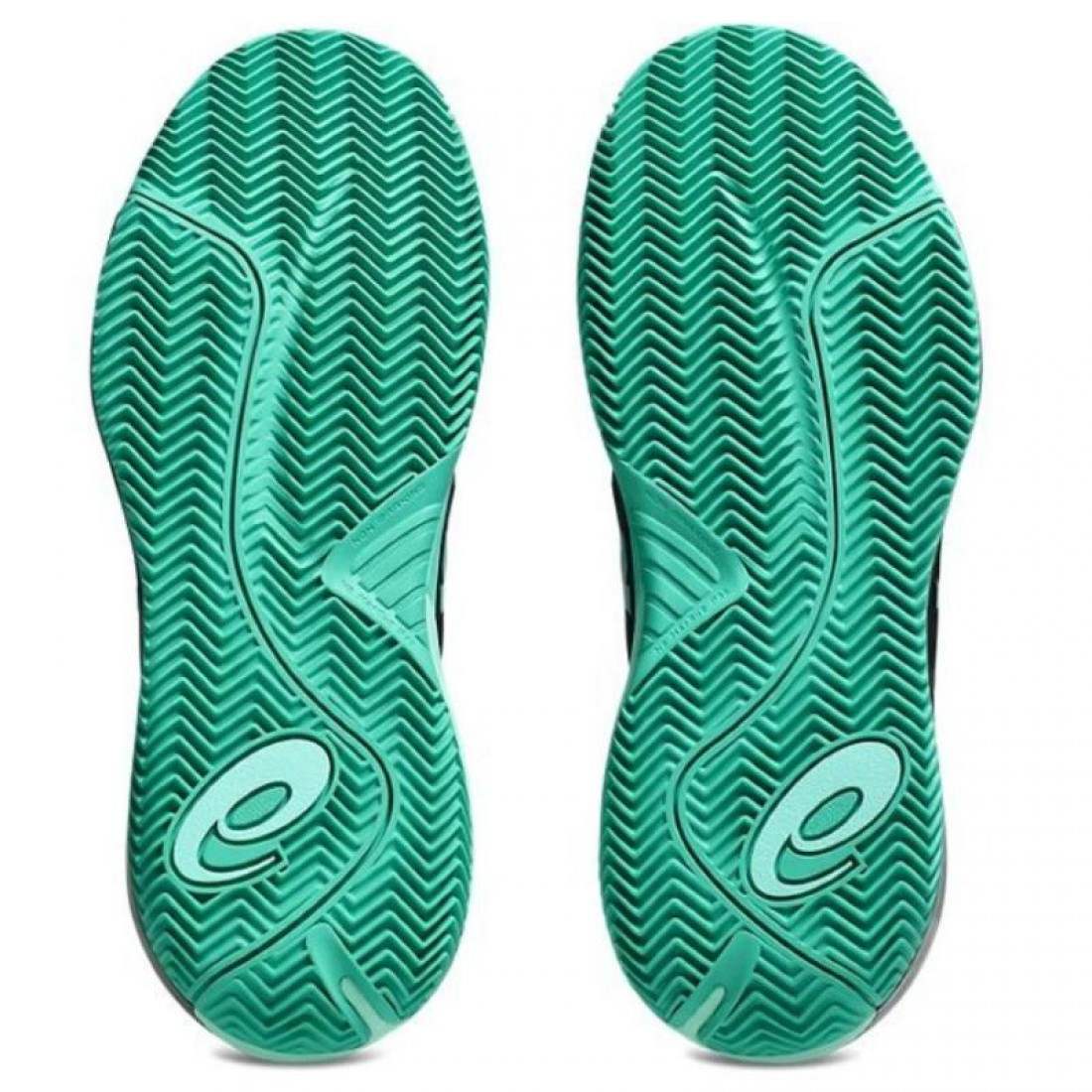 Zapatillas Asics Gel Resolution X Clay Negro Verde Aurora