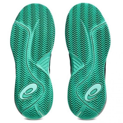 Zapatillas Asics Gel Resolution X Clay Negro Verde Aurora