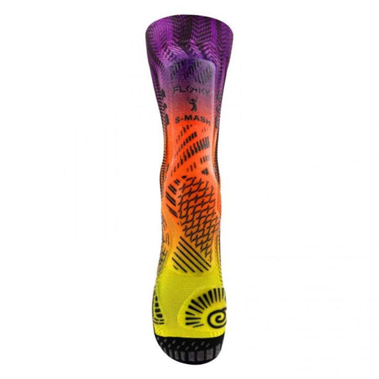Calcetines Floky S-Mash 3D Fantasy Delhi Negro Amarillo