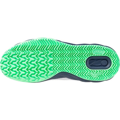Zapatillas Mizuno Wave Enforce Court Clay Blanco Verde Azul