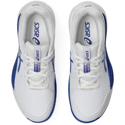 Zapatillas Asics Gel Resolution X Clay GS Blanco Azul Cobalto Junior