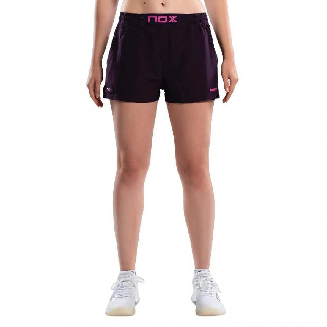 Short Nox Pro Morado Oscuro Mujer