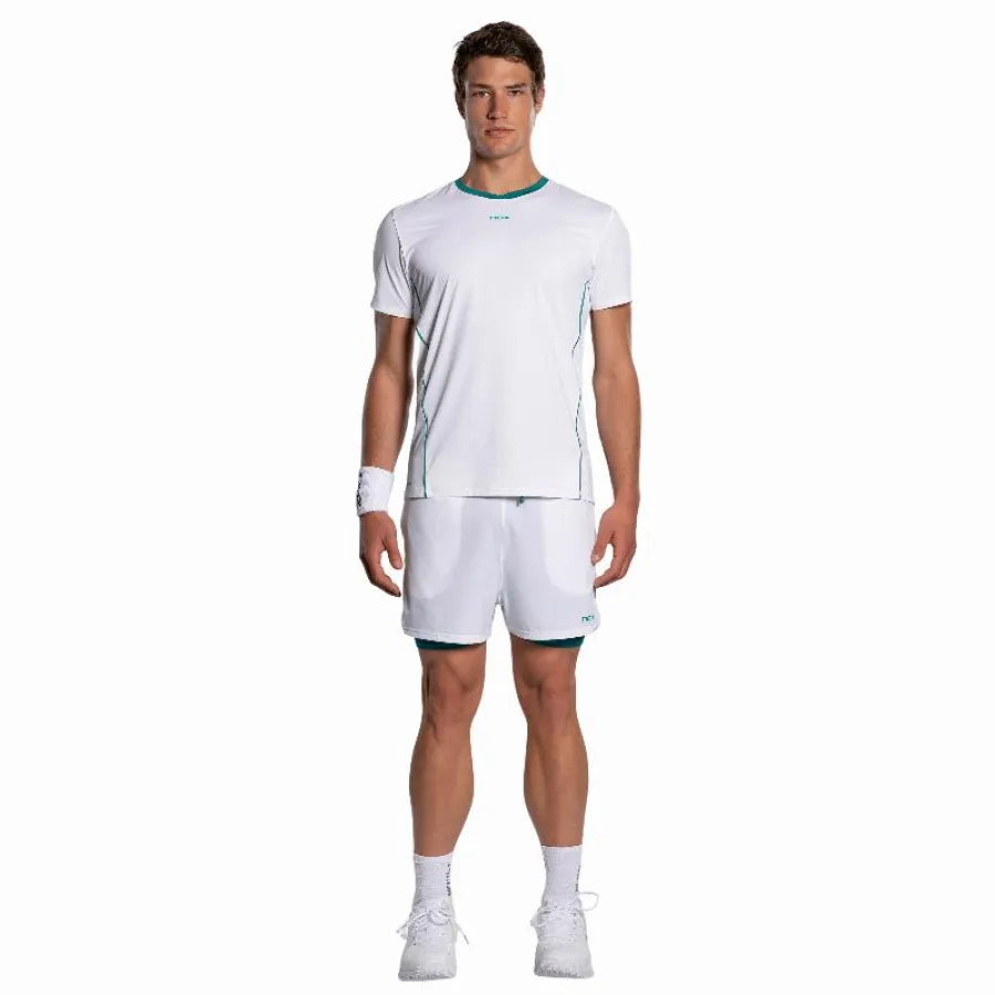 Camiseta Nox Pro Blanco Verde Ivy
