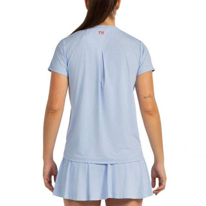 Camiseta Bullpadel Delfi Brea Chamuy Azul Celeste