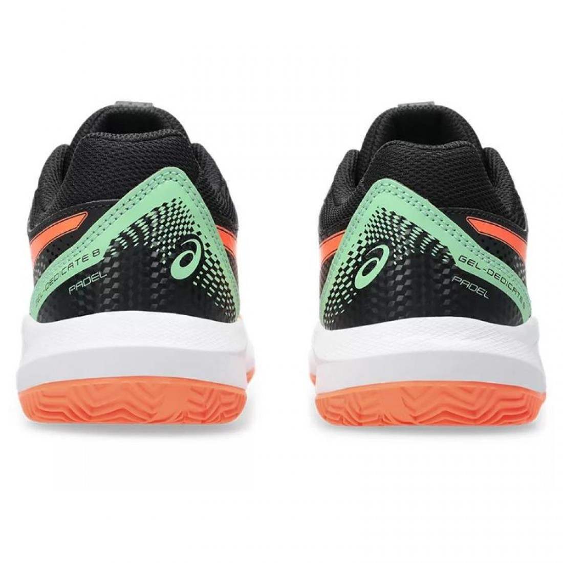 Zapatillas Asics Gel Dedicate 8 Padel GS Negro Coral Junior