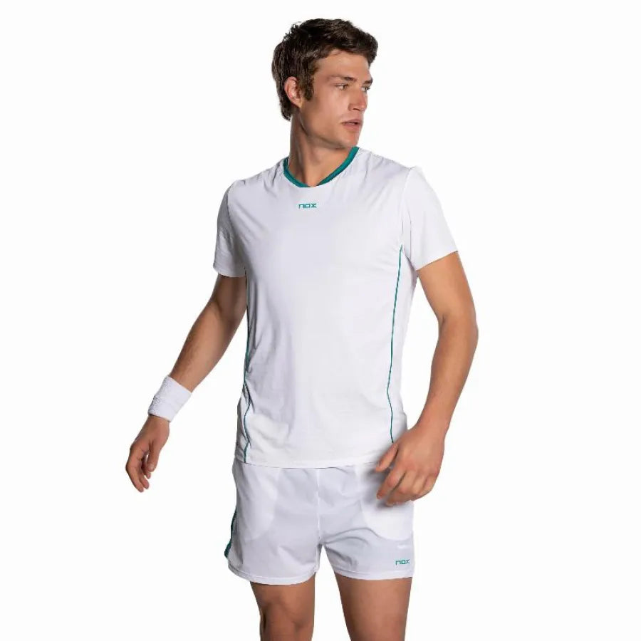 Camiseta Nox Pro Blanco Verde Ivy