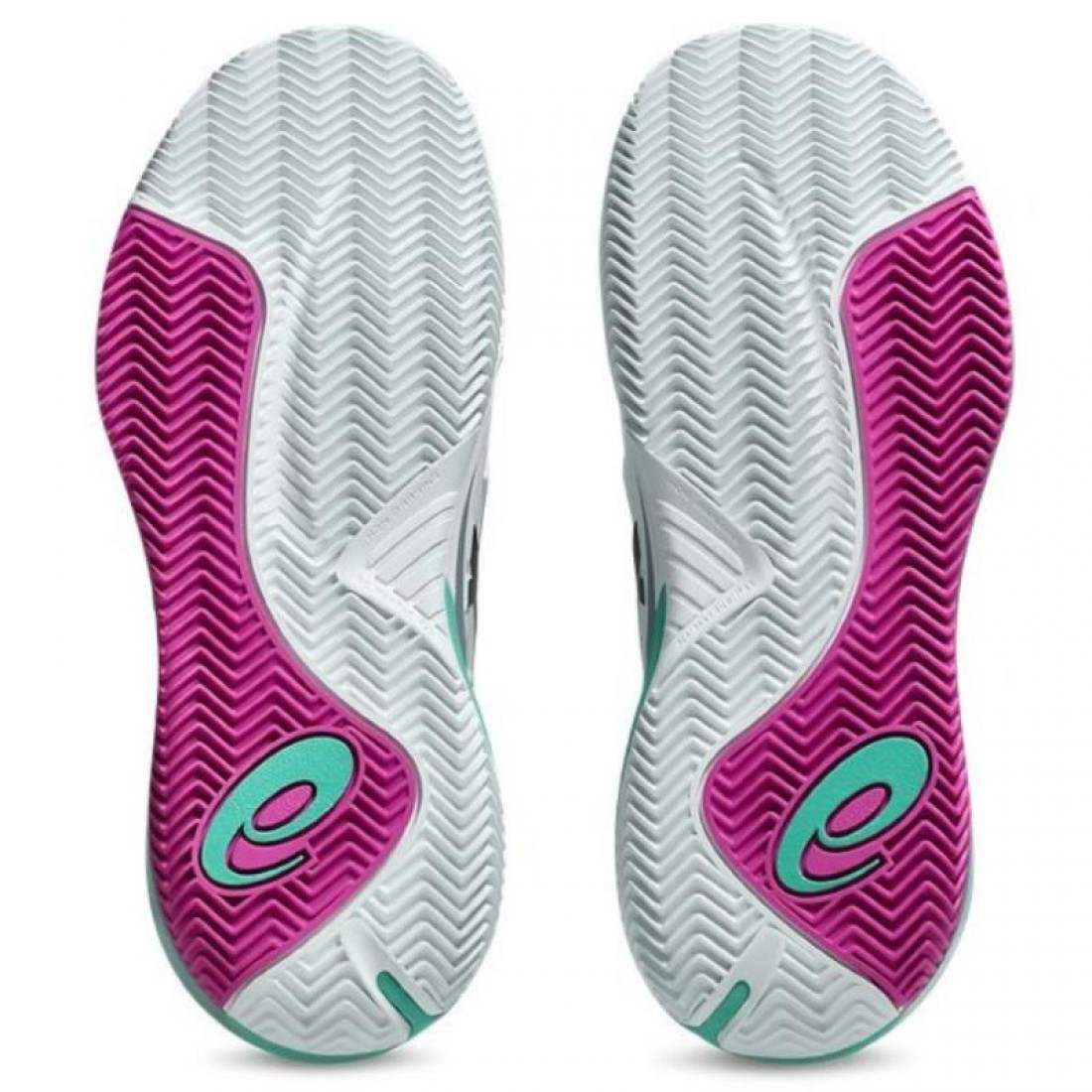 Zapatillas Asics Gel Resolution X Clay Blanco Verde Aurora