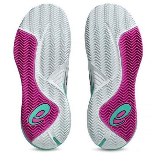 Zapatillas Asics Gel Resolution X Clay Blanco Verde Aurora