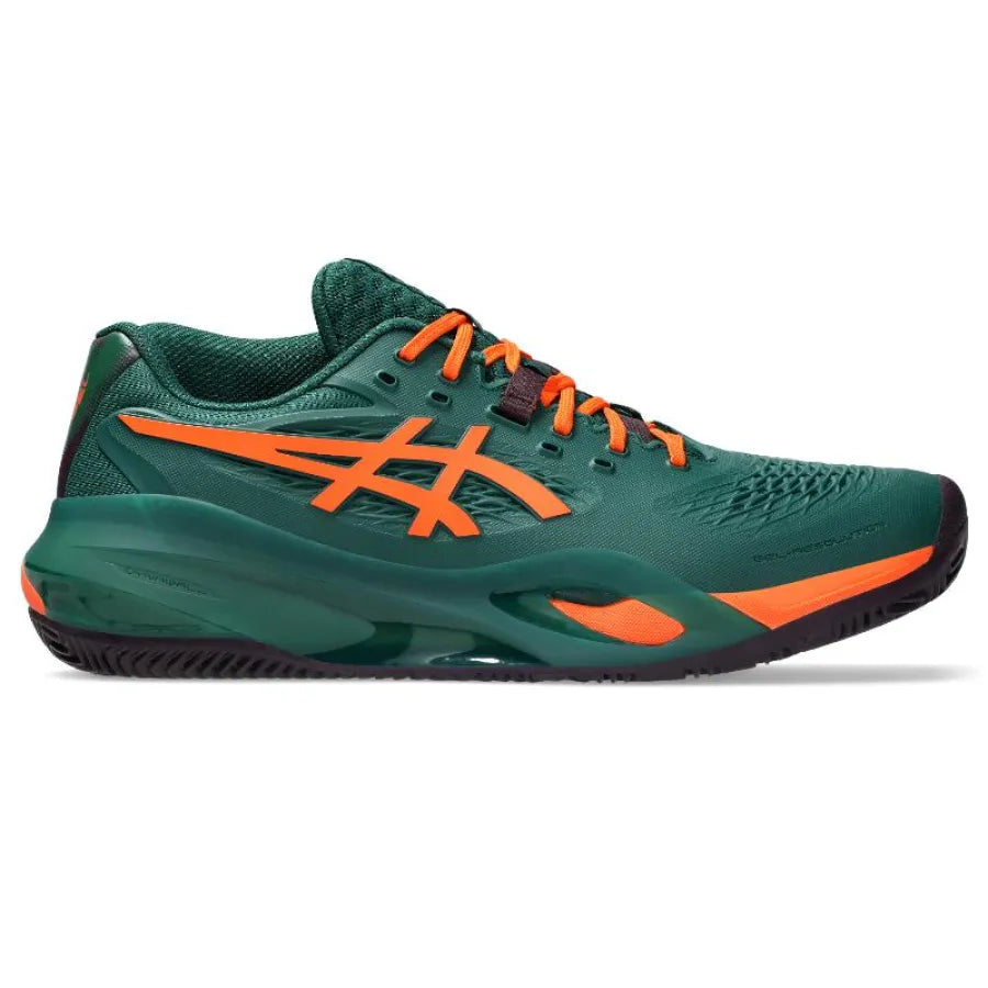 Zapatillas Asics Gel Resolution X Padel Verde Naranja