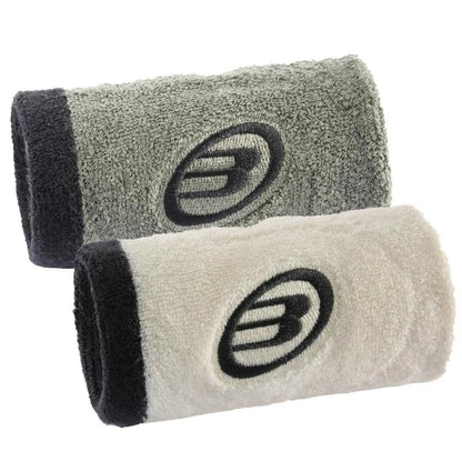 Muñequeras Bullpadel Premier Padel BPMU-PMR2607 Kaki Crudo (2-Pack)
