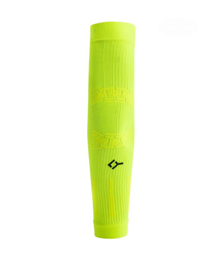 Manguito Floky Manga NO STRAIN Amarillo Fluor (2-Pack)